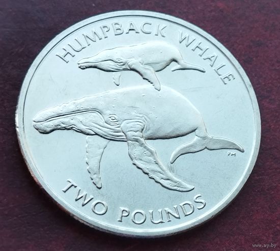 Южная Георгия 2 фунта, 2006 Горбатый кит