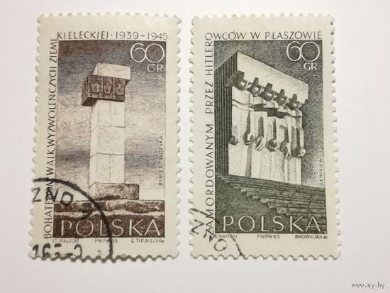Польша 1965. Борьба и мученичество польского народа в 1939-1945 годах