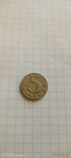 Австрия 5 грошей 1931 г