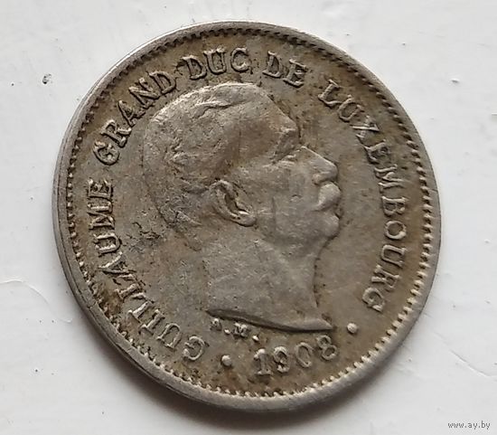Люксембург 5 сантимов, 1908 4-4-24