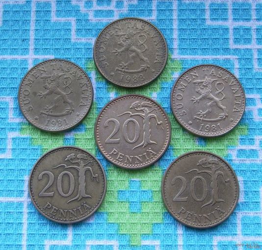 Финляндия 20 пенни