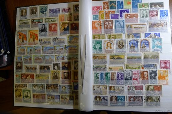 СССР-1956 (Заг.1763-1877)) гаш., Хронология, Весь 1956 год(все марки), полный комплект