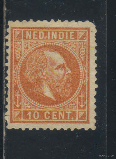 NL Колонии Нидерландская Индия 1870 Вильгельм III Стандарт #9*