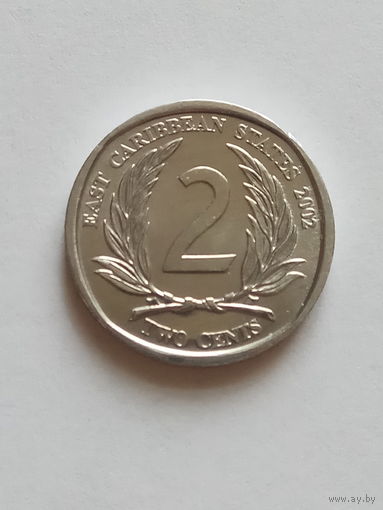 Восточные Карибы 2 цента 2002