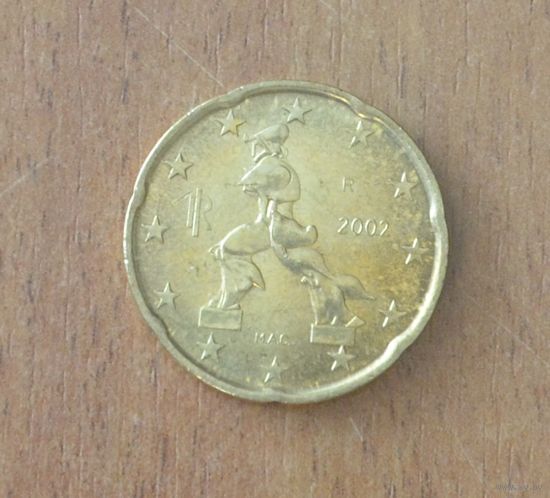 Италия - 20 евроцентов - 2002