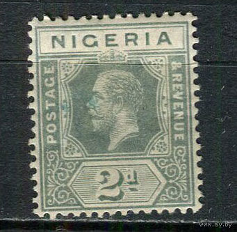 Британские колонии - Нигерия - 1914/1927 - Король Георг V 2Р - [Mi.3a] - 1 марка. Гашеная.  (Лот 65Dj)