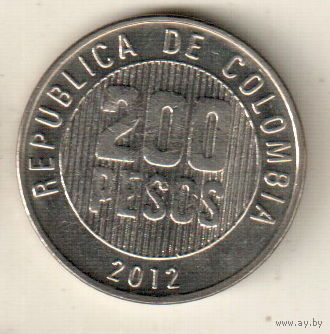 Колумбия 200 песо 2012