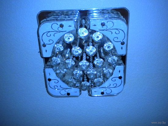 Потолочная светодиодная люстра-светильник Garlen 5025-12 с пультом