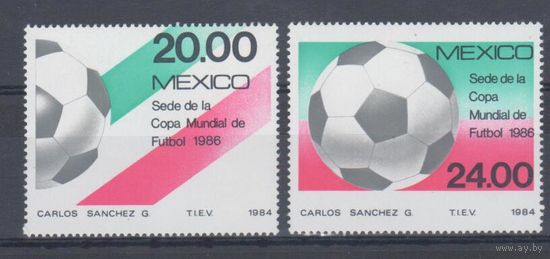 [1279] Мексика 1984. Спорт.Футбол. СЕРИЯ MNH
