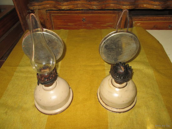 Фонарь(лампа)керосиновый 2 шт.С рубля.