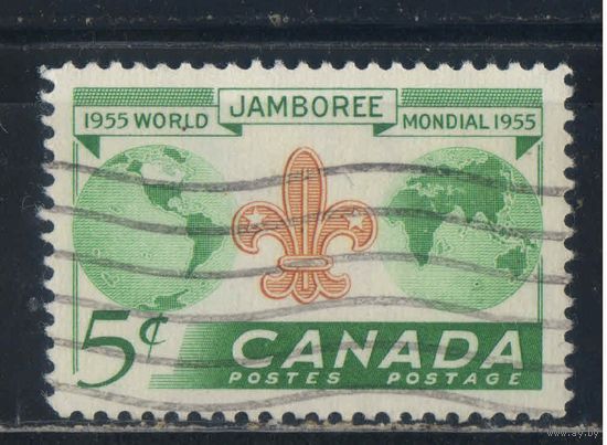 GB Доминион Канада 1955 8-й Международный скаутский слет Ниагара на озере Онтарио #305