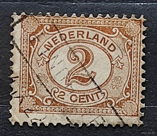 Нидерланды, 1м стандарт 2с 1899г