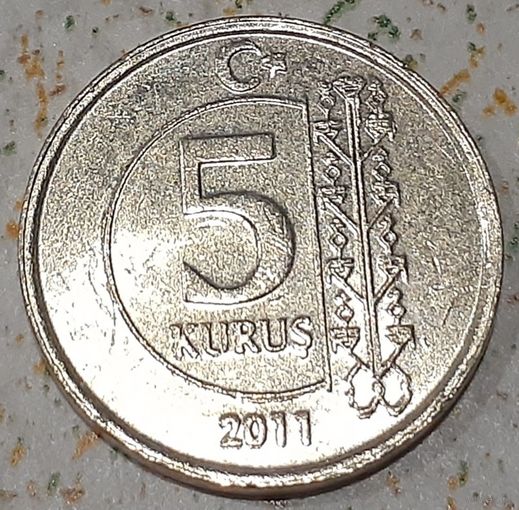 Турция 5 курушей, 2011 (7-2-69)