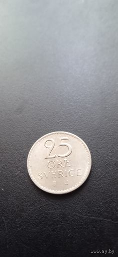 Швеция 25 эре 1964 г.