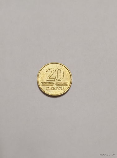 Литва / 20 центов / 1997 год