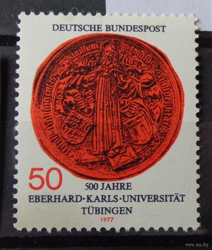 Германия, ФРГ 1977 г. Mi.946 MNH** полная серия