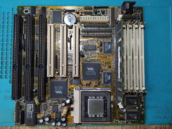 Материнскя плата Zida Tomato 5SVA-512K + процессор + память DIMM