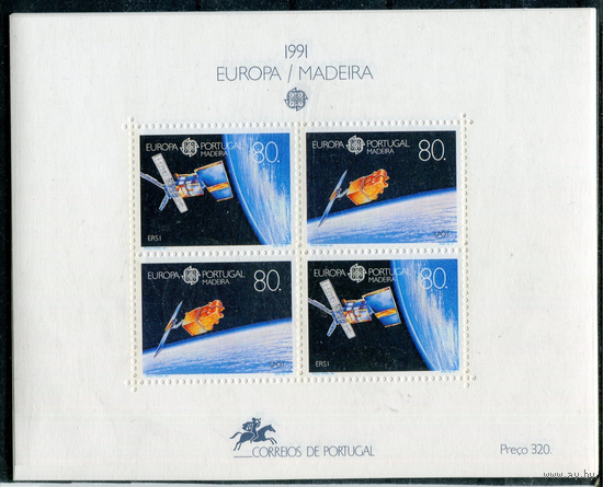 1991 Португалия Мадейра 148 / B12 Европа CEPT - Спутник Космос **//АР