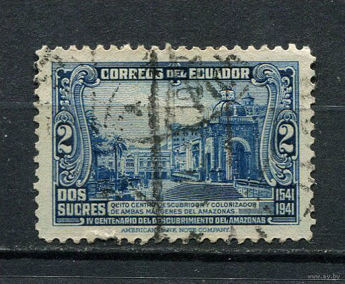 Эквадор - 1942 - г. Кито 2S - [Mi.462] - 1 марка. Гашеная.  (LOT Du47)