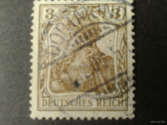 Германия Рейх 1905 Стандарт "Германия" 3-й выпуск ВЗ 1 3 пф