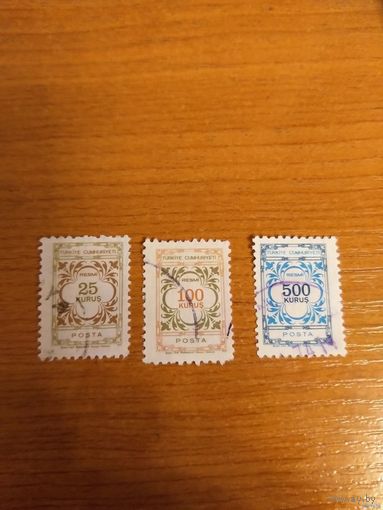 1971 Турция служебные почтовые искусство культура с концовкой (4-12)