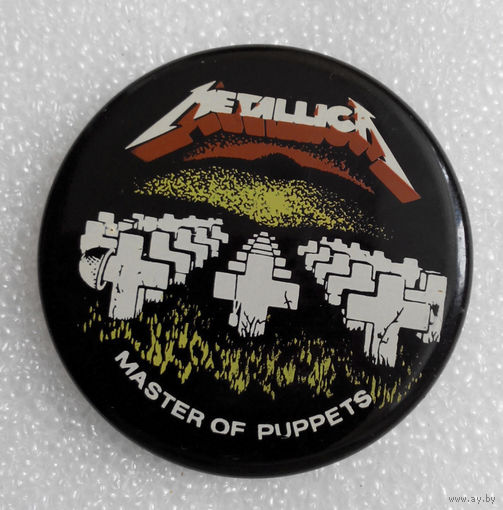 Значок. Metallica. Master of Puppets #0158