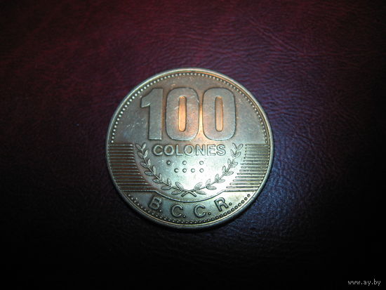 100 колон 2007 года Коста-Рика