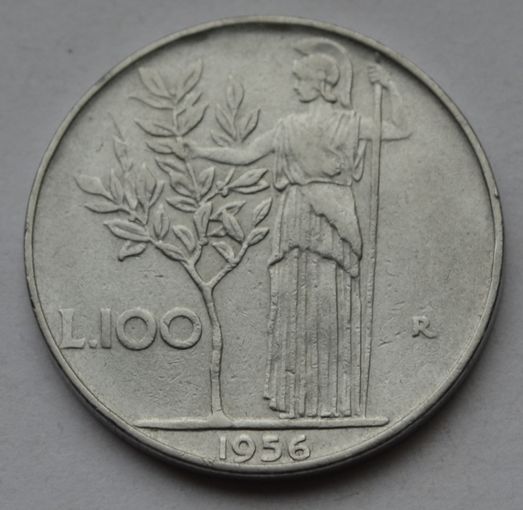 Италия, 100 лир 1956 г.