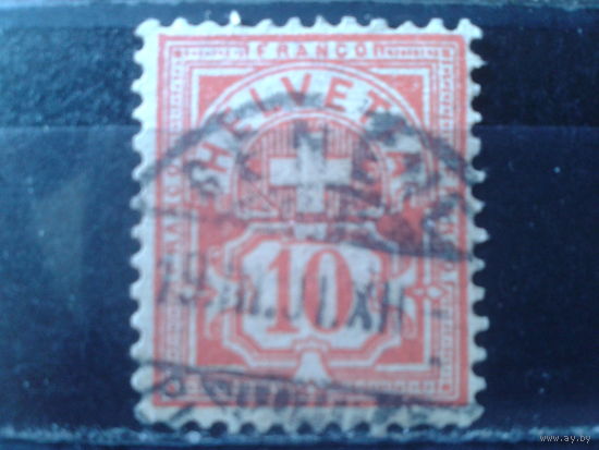 Швейцария 1882 Стандарт 10с