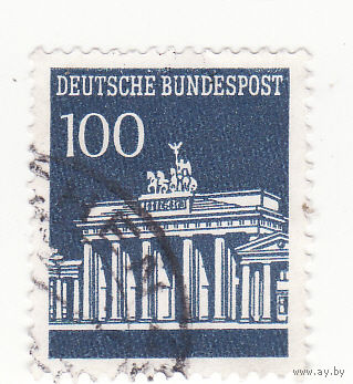 Brandenburg Gate, Berlin 1967 год