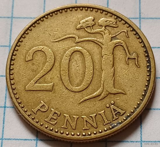 Финляндия 20 пенни, 1971     ( 2-7-8 )