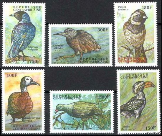 2000 Центральноафриканская Республика 2426-2431 Птицы 8,50 евро