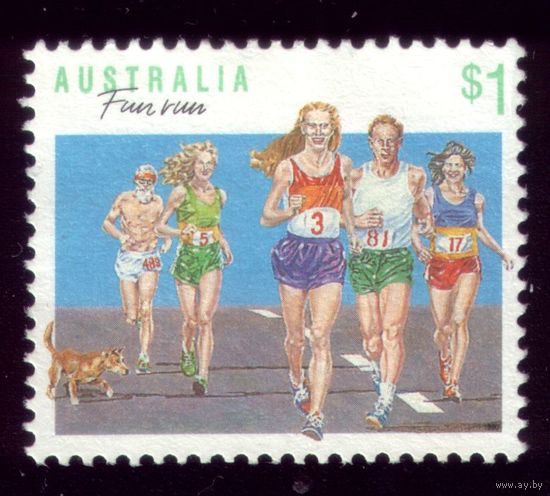1 марка 1990 год Австралия Бег 1186