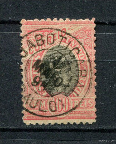 Бразилия - 1894/1897 - Символ Свободы 100R - [Mi.108] - 1 марка. Гашеная.  (Лот 44AU)