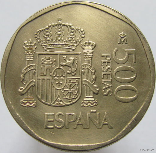 Испания 500 песет 1989 ТОРГ уместен  (2-22) распродажа коллекции