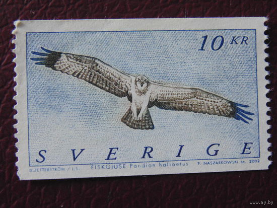Швеция  2005 г. Птицы.