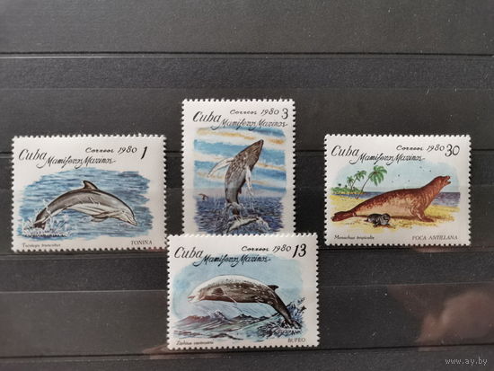 Куба 1980г. Морские млекопитающие **