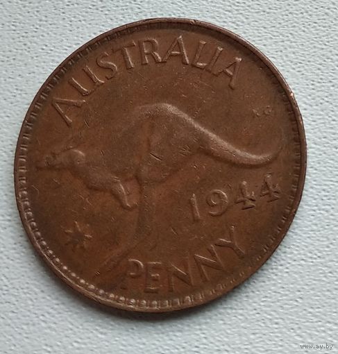 Австралия 1 пенни, 1944 Точка после "PENNY" 2-17-3