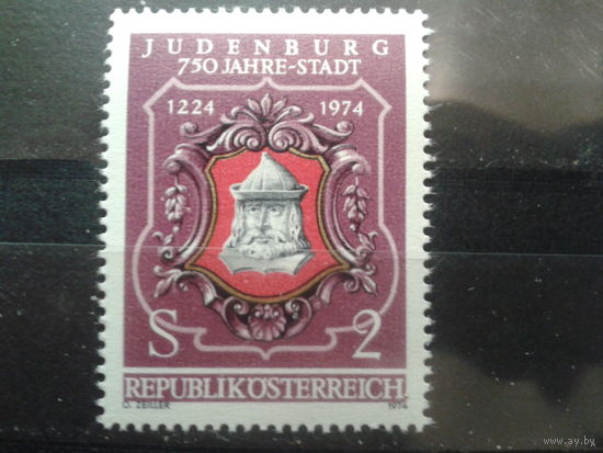 Австрия 1974 750 лет г. Юденбург** городской штемпель