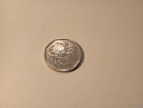 Мальта 5 центов 1998г