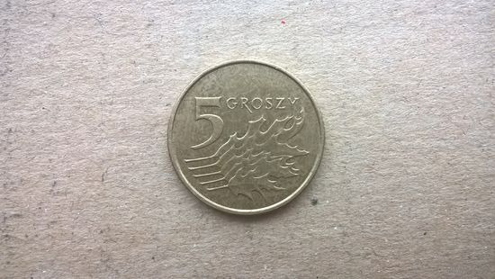 Польша 5 грошей, 2011г. (D-16)