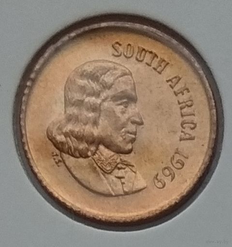 ЮАР (Южная Африка) 1 цент 1969 г. В холдере