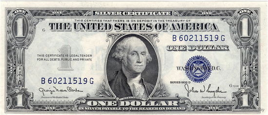 США, 1 доллар, 1935 г. (D), UNC