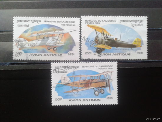 Камбоджа 1996 Самолеты
