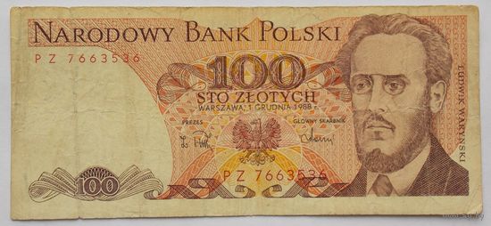 Польша 100 злотых 1988