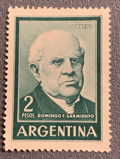 Аргентина 1961. Президент Domingo Sarmiento