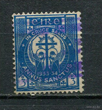 Ирландия - 1933 - Святой год 3Pg - [Mi.60] - 1 марка. Гашеная.  (Лот 66CU)