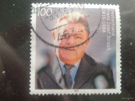Германия 1995 политик Михель-1,0 евро гаш.