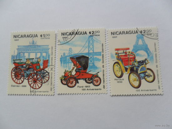 Никарагуа, автомобили 3 марки 1984г