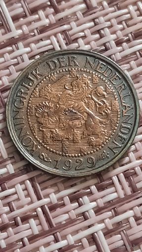 Нидерланды 1 цент 1929 г